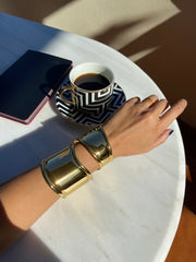 Big Mirror Gold Bracelet