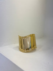 Big Mirror Gold Bracelet